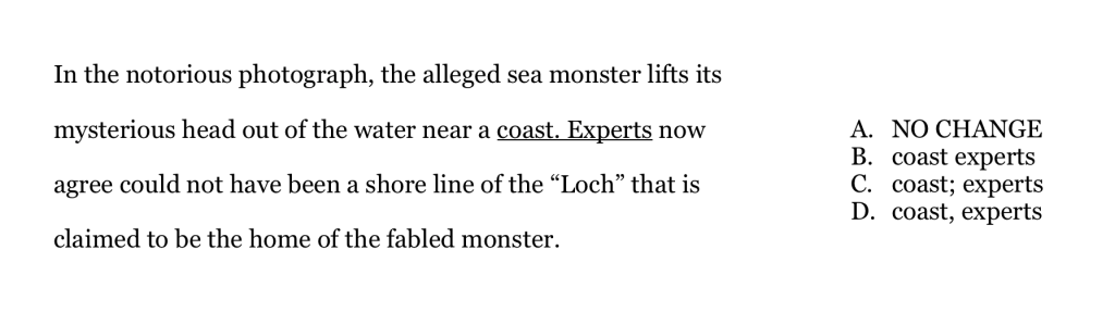 In the notorious photograph, the alleged sea monster lifts its mysterious head out of the water near a coast. Experts now agree could not have been a shore line of the "Loch" that is claimed to be the home of the fabled monster.