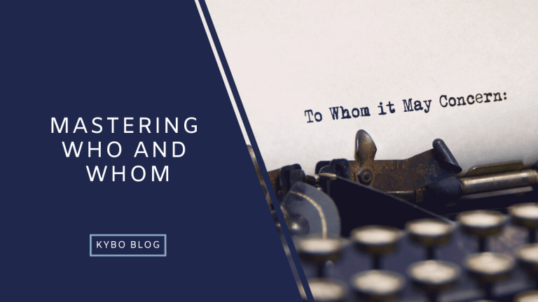 Mastering Who and Whom