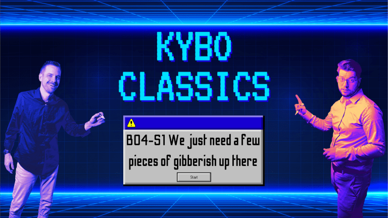 We just need a few pieces of gibberish up there