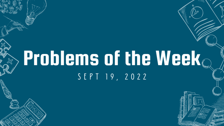 Problems of the Week, a new home?